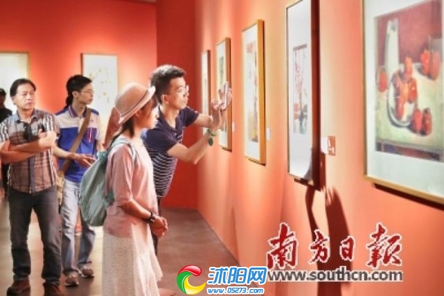 近9000观众争睹广东美术百年大展